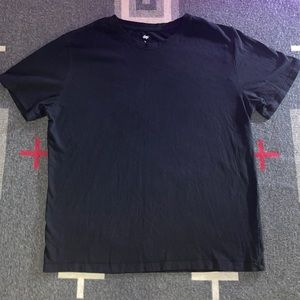 Plain black tee